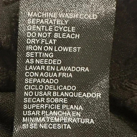 Perceptions New York Long Dress Color Black Sleeveless Dress Size Large high/lo - Picture 6 of 8